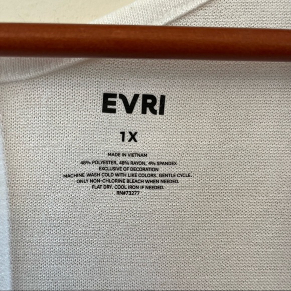 Evri Ruched Sleeve Long Open Front Lightweight Cardigan Coverup Size 1X - Picture 4 of 9